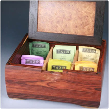 Unique Wooden Tea Box