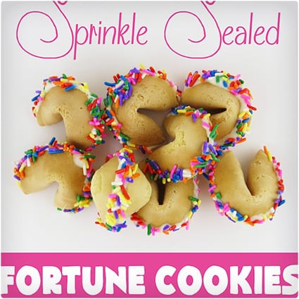 Sprinkle Sealed Fortune Cookies