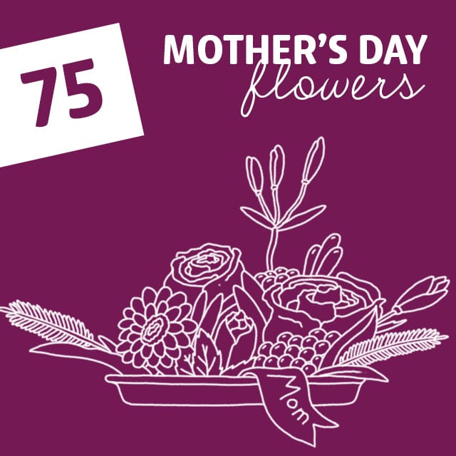 75 Best Mother’s Day Flower Arrangements- this is a great list to find mom the perfect Mother’s Day flowers!