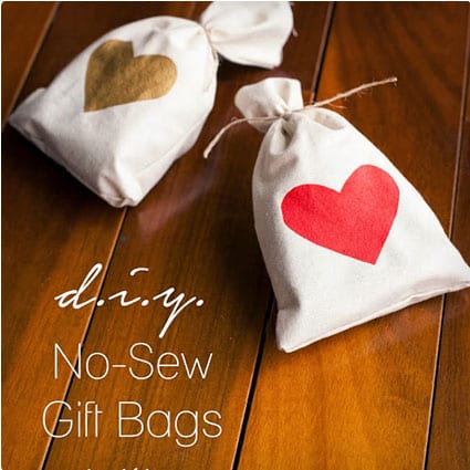No-Sew Gift Bags