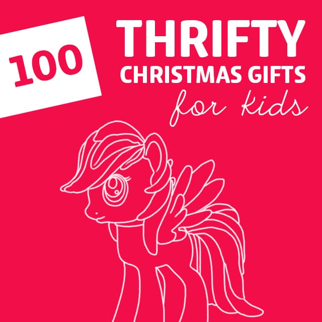 This is a AWESOME list of thrifty Christmas gifts for kids. Parents, save this list!!!