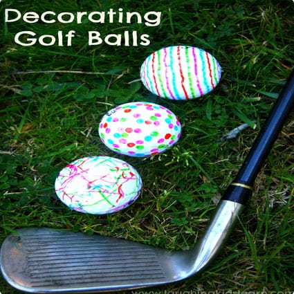 Decorated Golf Balls