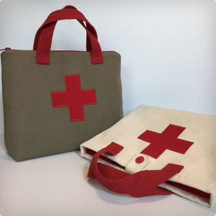 Red cross childs doctor bag, doctor kit