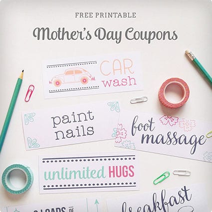 Make Your Own Mom Coupons