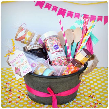 Here S The Scoop Ice Cream Gift Basket