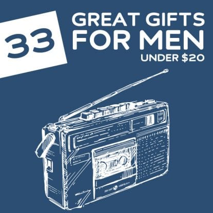 33 Great Gifts for Men- under 20 dollars.