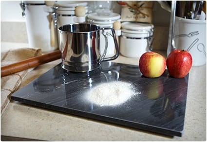 Black Marble Pastry Board