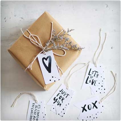 48 Gorgeous DIY Gift Tags You Can Make at Home - Dodo Burd