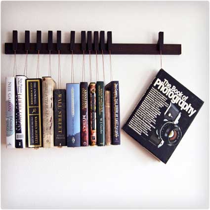 Custom Made Wooden Book Rack
