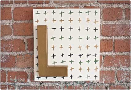 Geometric Monogram Art