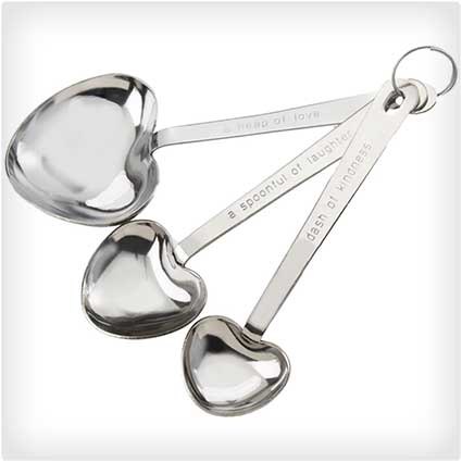 Heart-Shaped Measuring Spoons