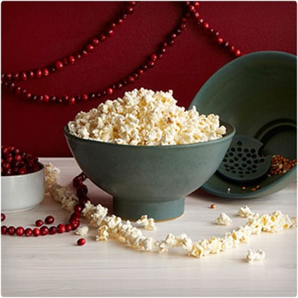 Popcorn Bowl With Kernel Sifter
