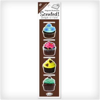 Scented Chocolate Cupcakes Magnetic Bookmarks