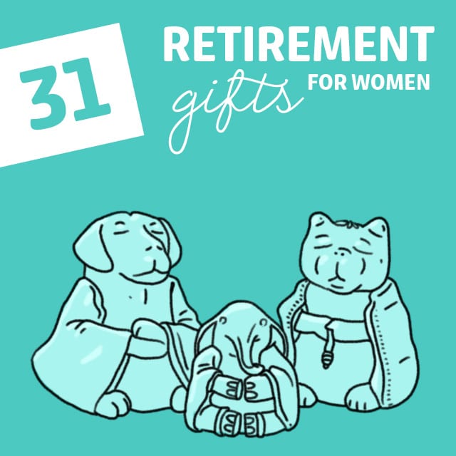 good retirement gifts for a woman