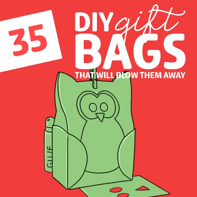 You don’t need to buy a gift bag when you have these DIY gift bags at the ready. I made a cool set of gift bags for my last party and people raved about them.
