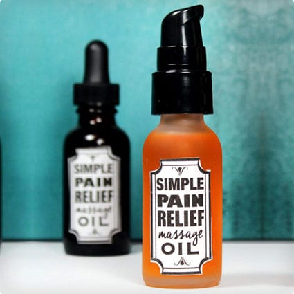 Pain Relief Massage Oil Recipe
