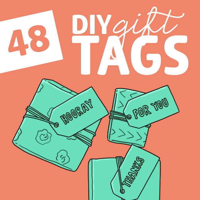Instead of buying generic gift tags, make your own unique DIY gift tags instead with these super simple tutorials.