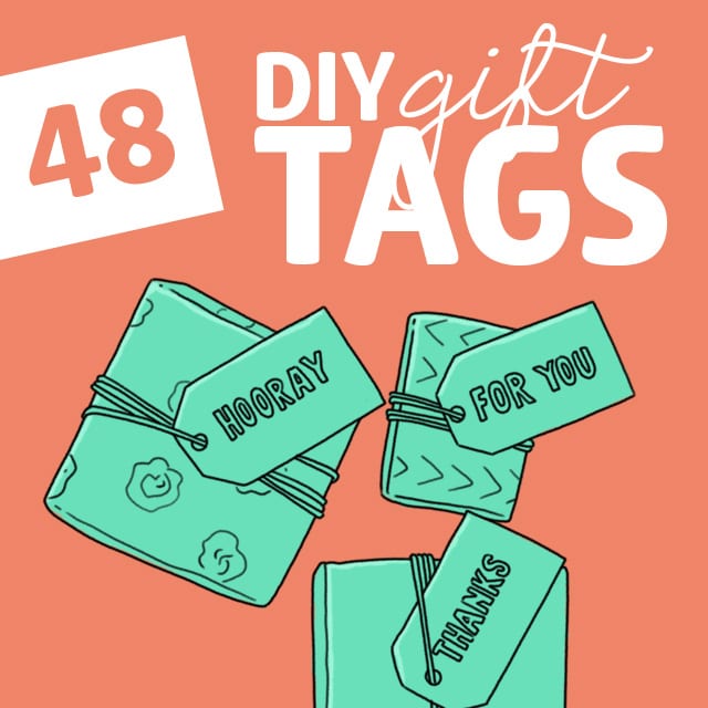 48 Gorgeous DIY Gift Tags You Can Make at Home - Dodo Burd