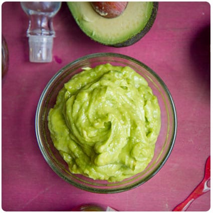 Whipped Avocado, Honey And Olive Oil Hair Mask