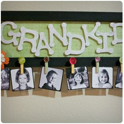 Diy: Grandkids Picture Sign