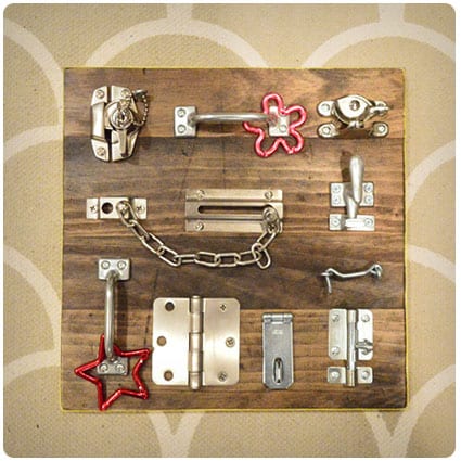 Diy Latch Board For Kids