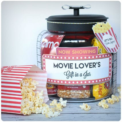 Diy Movie Lovers Gift in a Jar