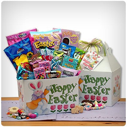 Easter Presents : Colorful Easter Presents With Bow In Easter Basket With Narcissus Stock Photo Picture And Royalty Free Image Image 37749420 : Hop back here nearer the time for baskets of easter presents and decoration ideas.