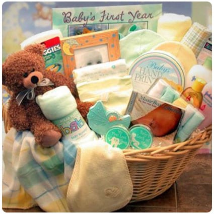 Welcome Home Baby Gift Basket