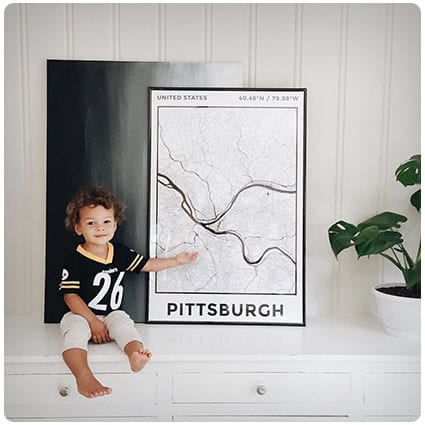 Grafo Map Personalized Maps of Favorite Places