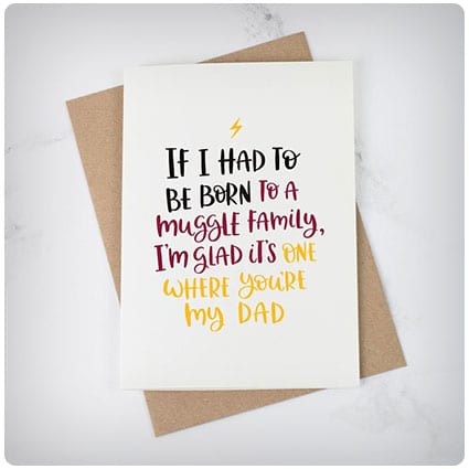 Muggle Funny Father's Day Card