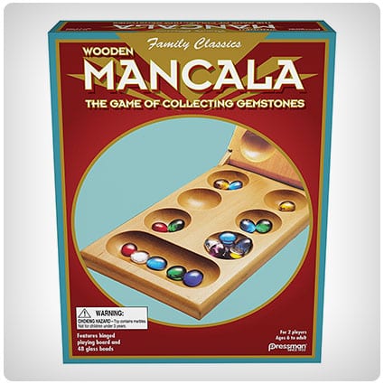 Mancala Real Wood Folding Set