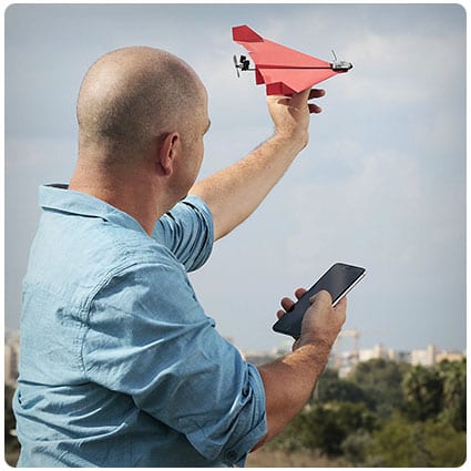 POWERUP Smartphone Controlled Paper Airplane