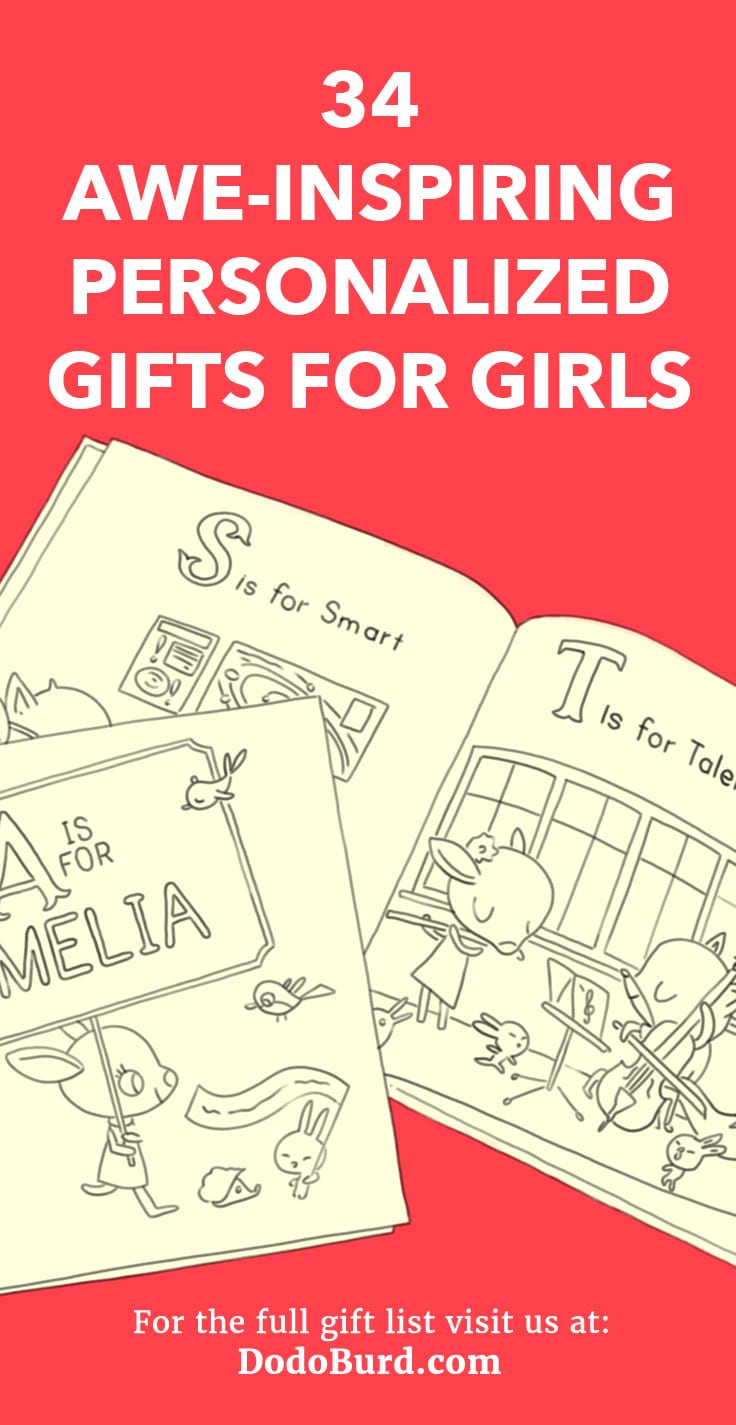 34 AweInspiring Personalized Gifts for Girls  Dodo Burd