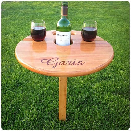 Personalized Wine Table