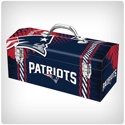 NFL New England Patriots Full-Print Tool Box