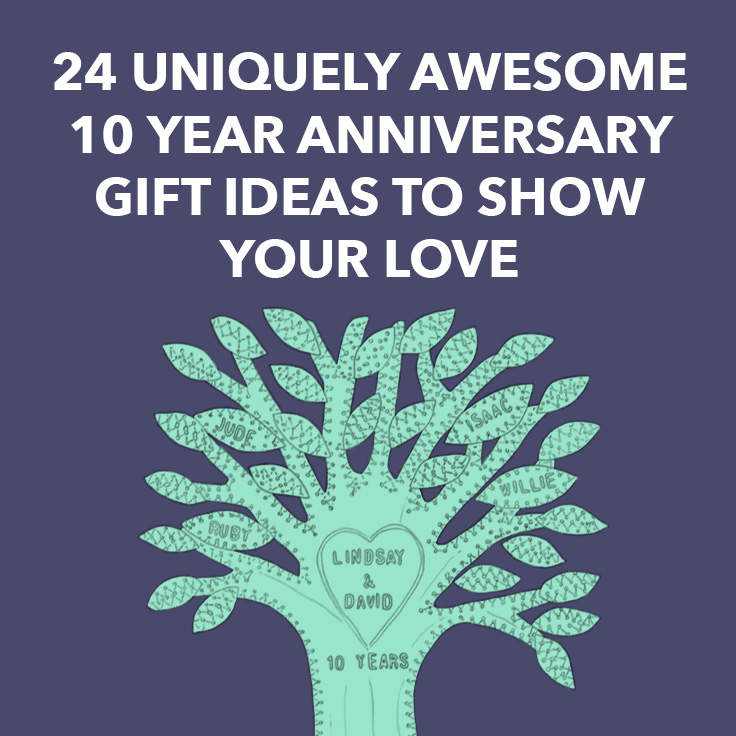 10th wedding anniversary gift guide - YouTube