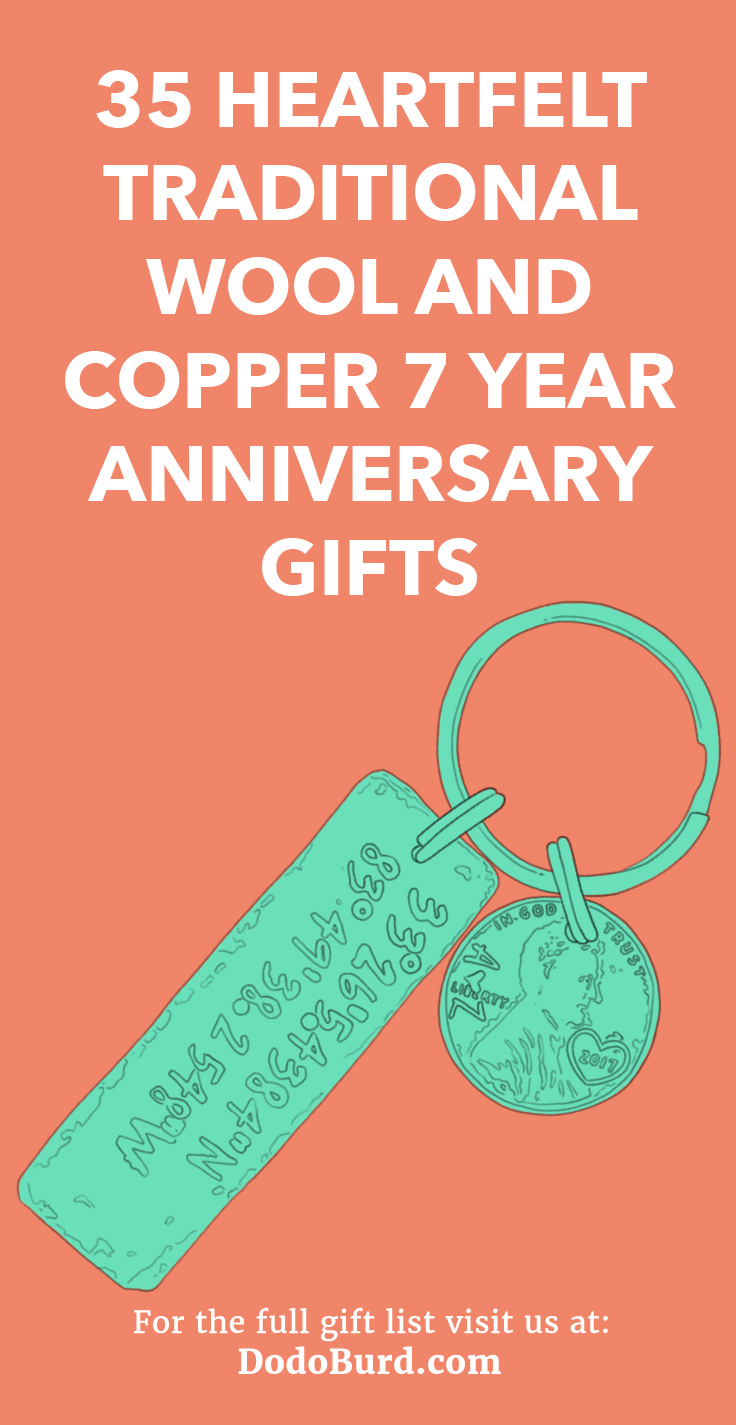 copper wedding gifts for him