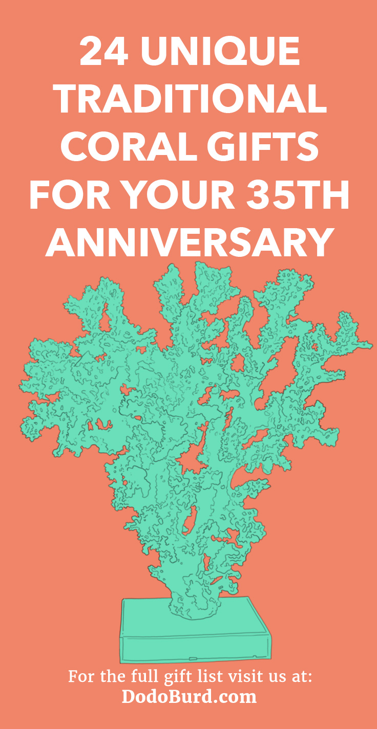 24 Unique Traditional Coral Gifts For Your 35th Anniversary Dodo Burd