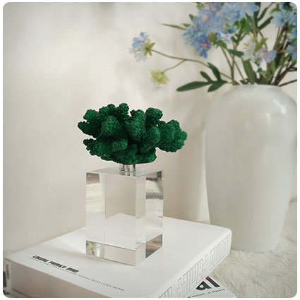 Green Coral Sculpture