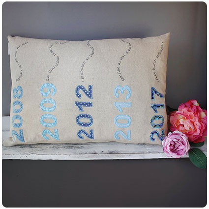 Linen Personalized Pillow