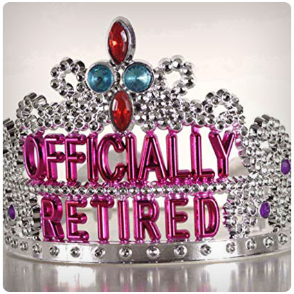 Officially Retired Retirement Party Tiara