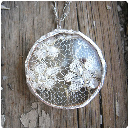 Personalized Lace Necklace
