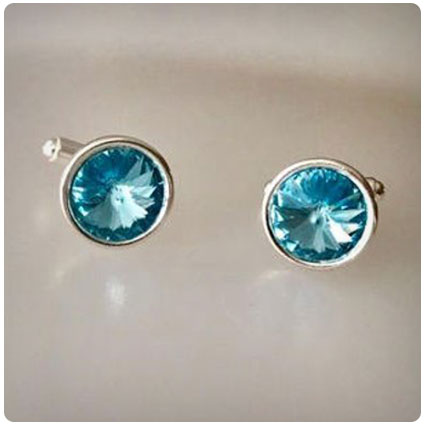 Swarovski Crystal Cufflinks