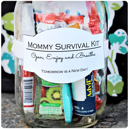 Mommy Survival Kit In A Jar