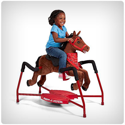 Radio Flyer Chestnut Plush Interactive Riding Horse