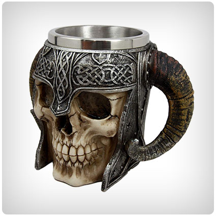 Viking Ram Horn Stein