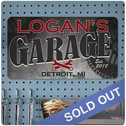 His Garage Metal Sign