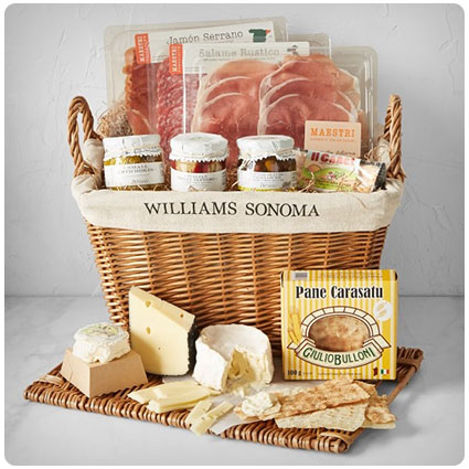 Williams Sonoma Deluxe Cheese & Charcuterie Hamper
