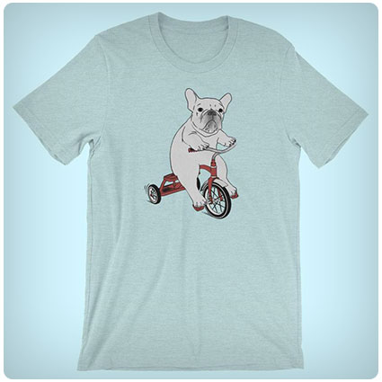 French Bulldog Dog on a Tricycle Shirt,Gifts For Bulldog Lovers