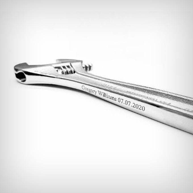 Engraved Crescent Wrench